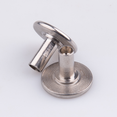 Chrome Plated Flat Head Semi Tubular Iron Rivet