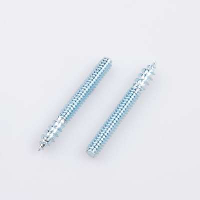 Zinc Plated Double Sided Wood Screws hanger bolts