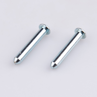 Carbon steel blue zinc flat head solid rivet