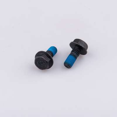 China factory can customized high quality m6 m8 carbon steel hex flange bolt